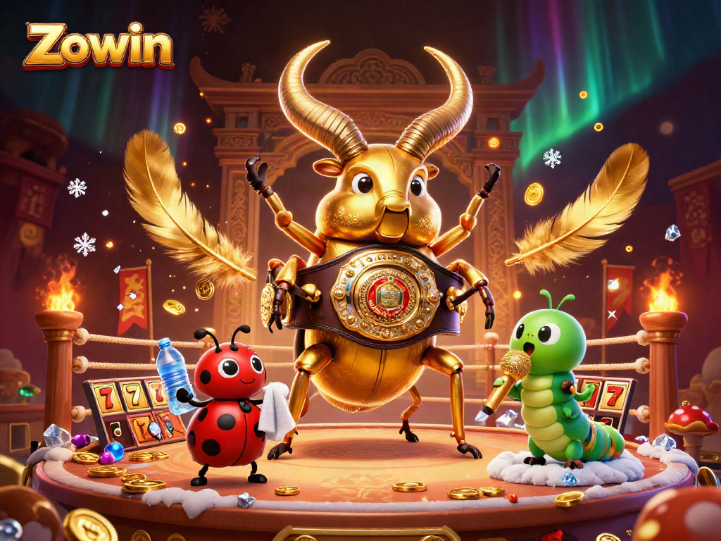 Zowin delivers thrilling slot gameplay with dynamic characters in an epic 3D illustration