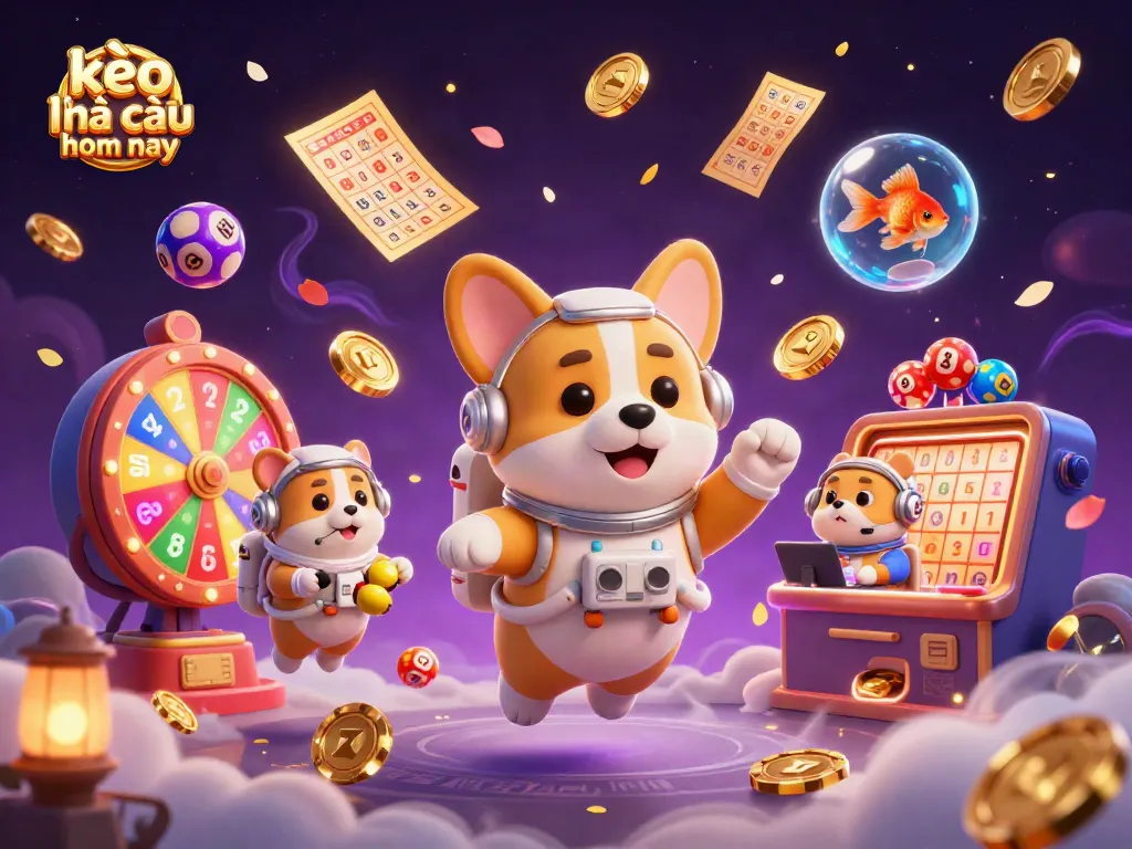 Engage with kèo nhà cái hôm nay in this vibrant casino scene with animated characters and dynamic gaming elements.
