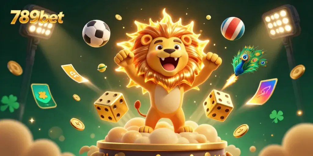 Place bets and win at 789bet with vibrant casino-themed illustration showcasing dynamic game elements.