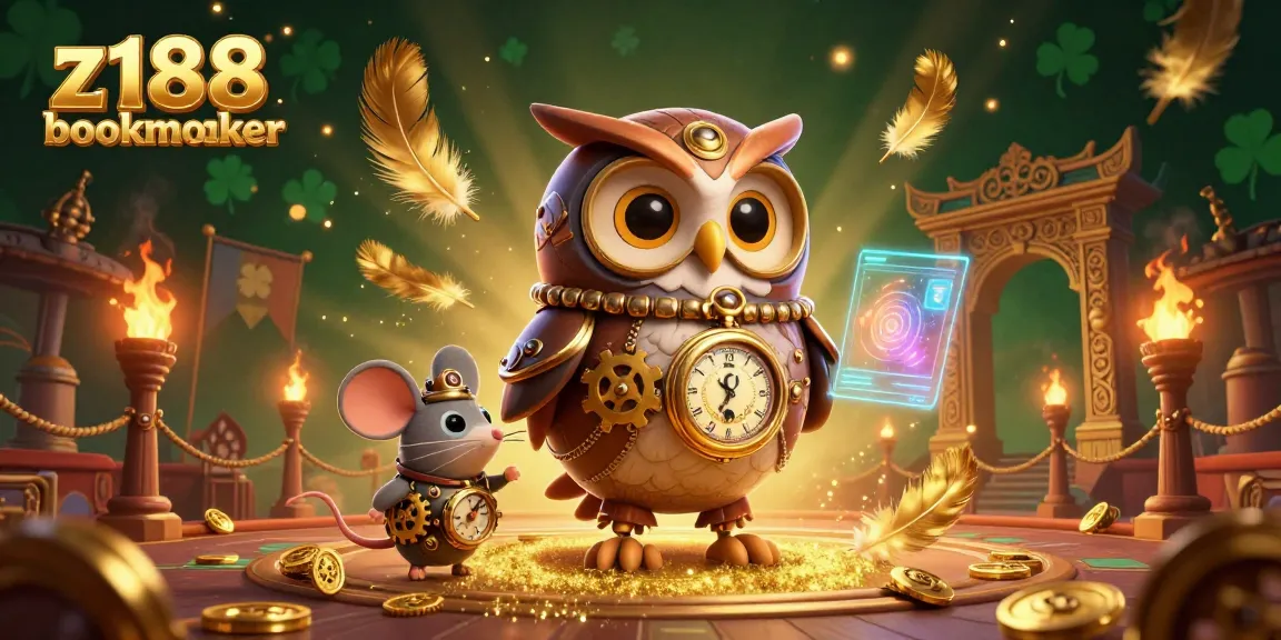 Experience thrilling gameplay at z188 bookmaker with an illustrated casino scene filled with excitement.
