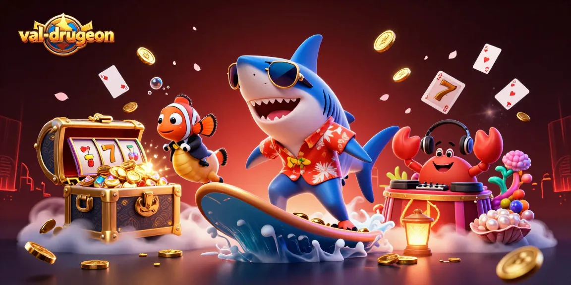 Experience thrilling wins with val-drugeon in this dynamic underwater casino adventure.