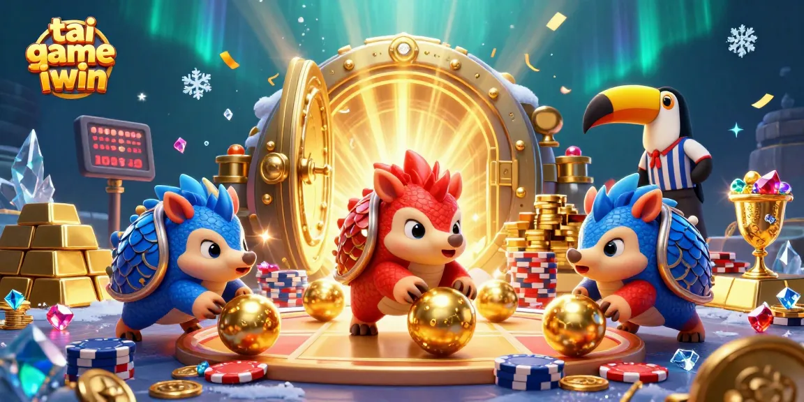 Experience the excitement of tai game iwin with rival pangolins and thrilling casino elements.