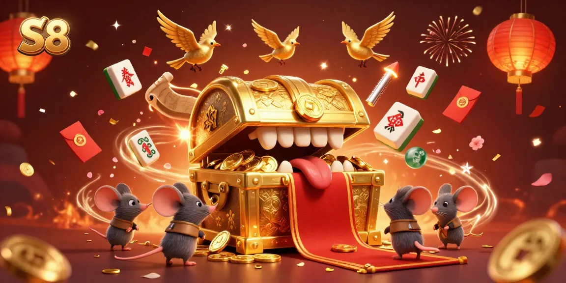 S8 invites players to enjoy a vibrant casino world filled with golden treasures and exciting games.